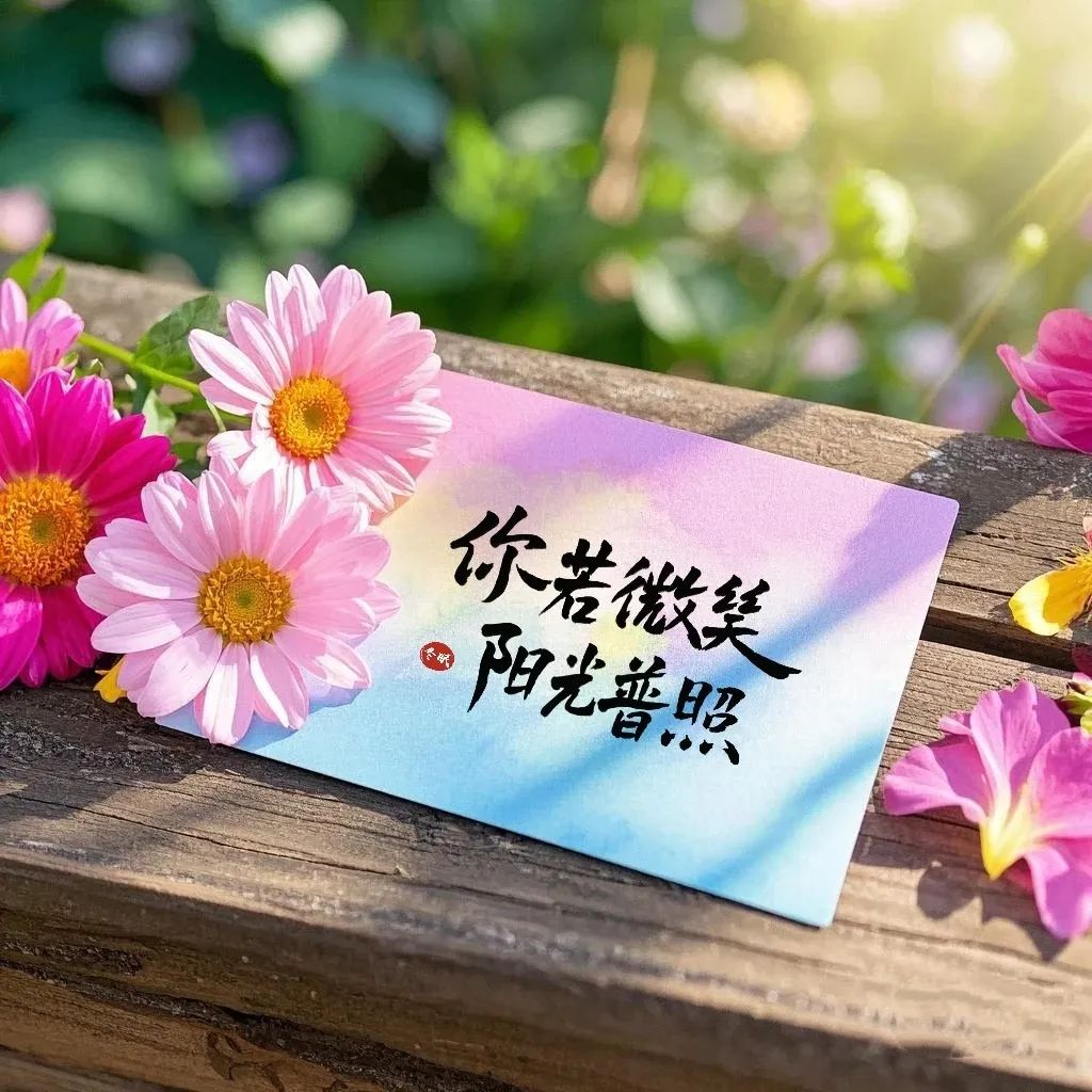 很美好的一段话：踏实地走，认真地活， 岁月自会还你满径芬芳。