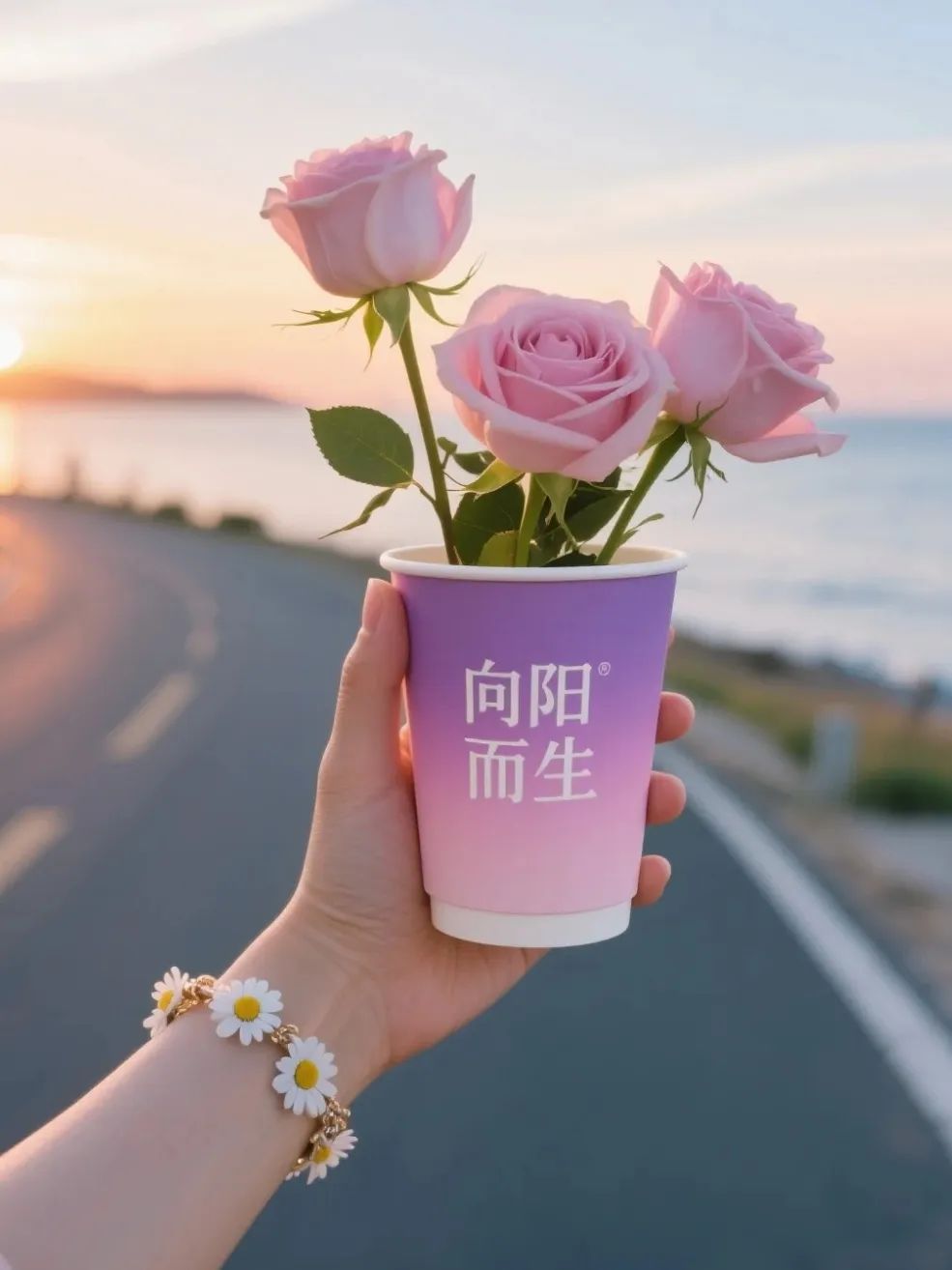 很喜欢的一段话：珍惜自己，向阳而生。 活成自己喜欢的模样