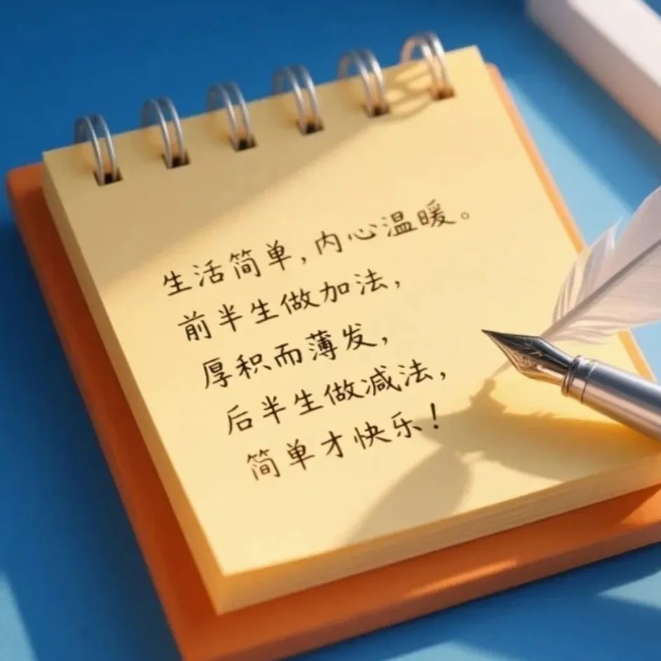 非常通透的一段话:不是自己变得懒惰， 而是自己活的更通透。