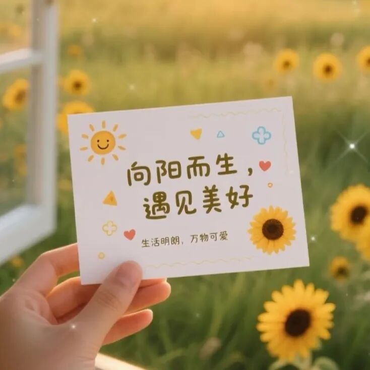 非常阳光的一段话:人间烟火中，寻觅一份惬意，  日暮轮回间，收藏一份安然