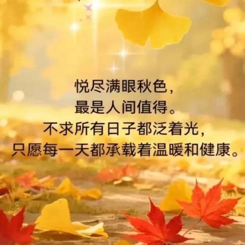 天冷了,秋天的朋友圈这样发 第 4 张 天冷了,秋天的朋友圈这样发 第 4 张